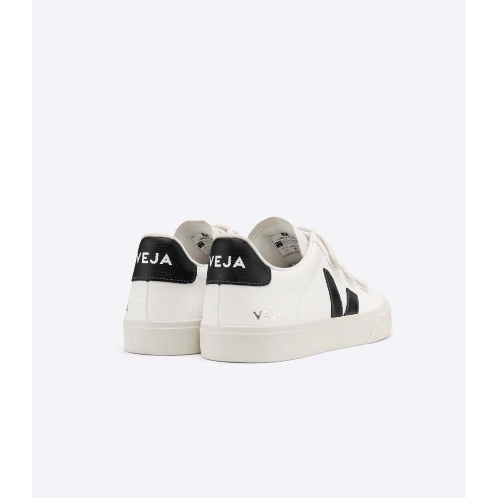 White/Black Men's Veja RECIFE CHROMEFREE Shoes | AU 197BEX